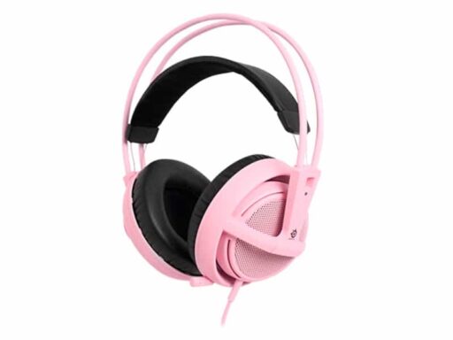 Różowe słuchawki SteelSeries Siberia V2